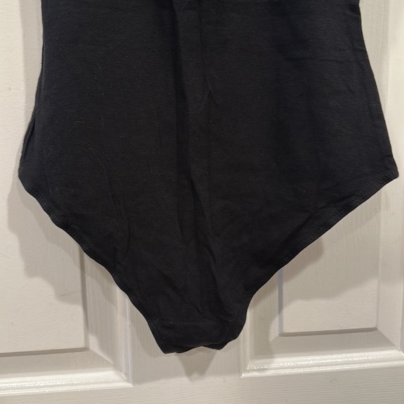 NWOT Black Adjustable Tank Bodysuit - Picture 5 of 6